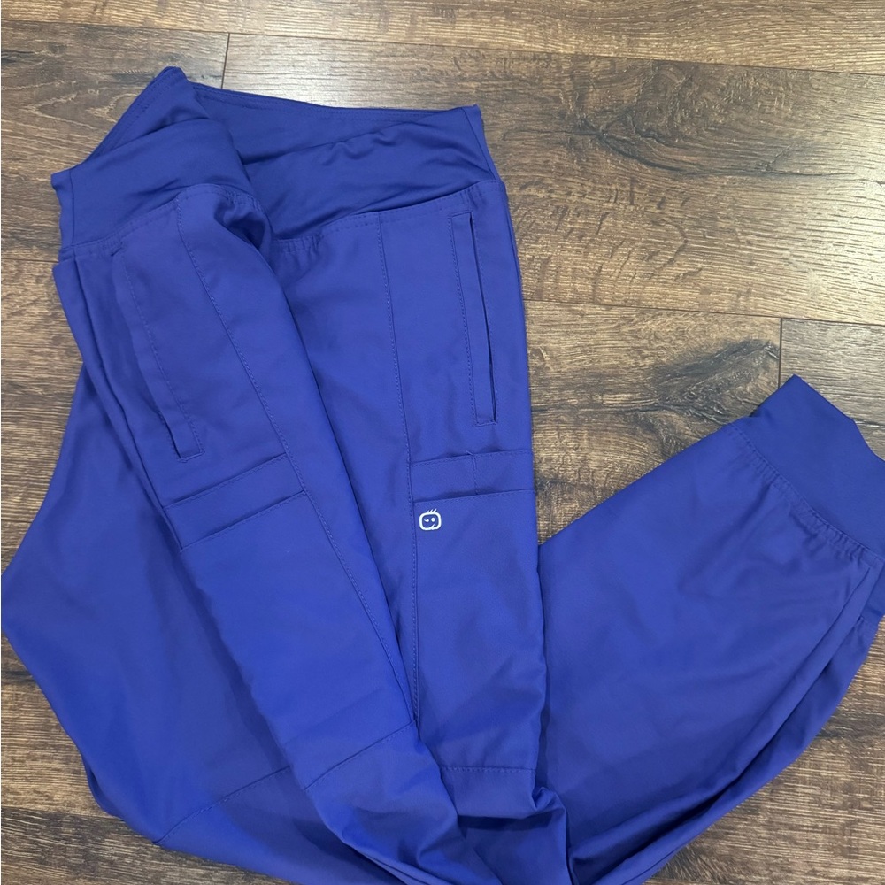 WonderWink Men's Cargo Pants in Blue